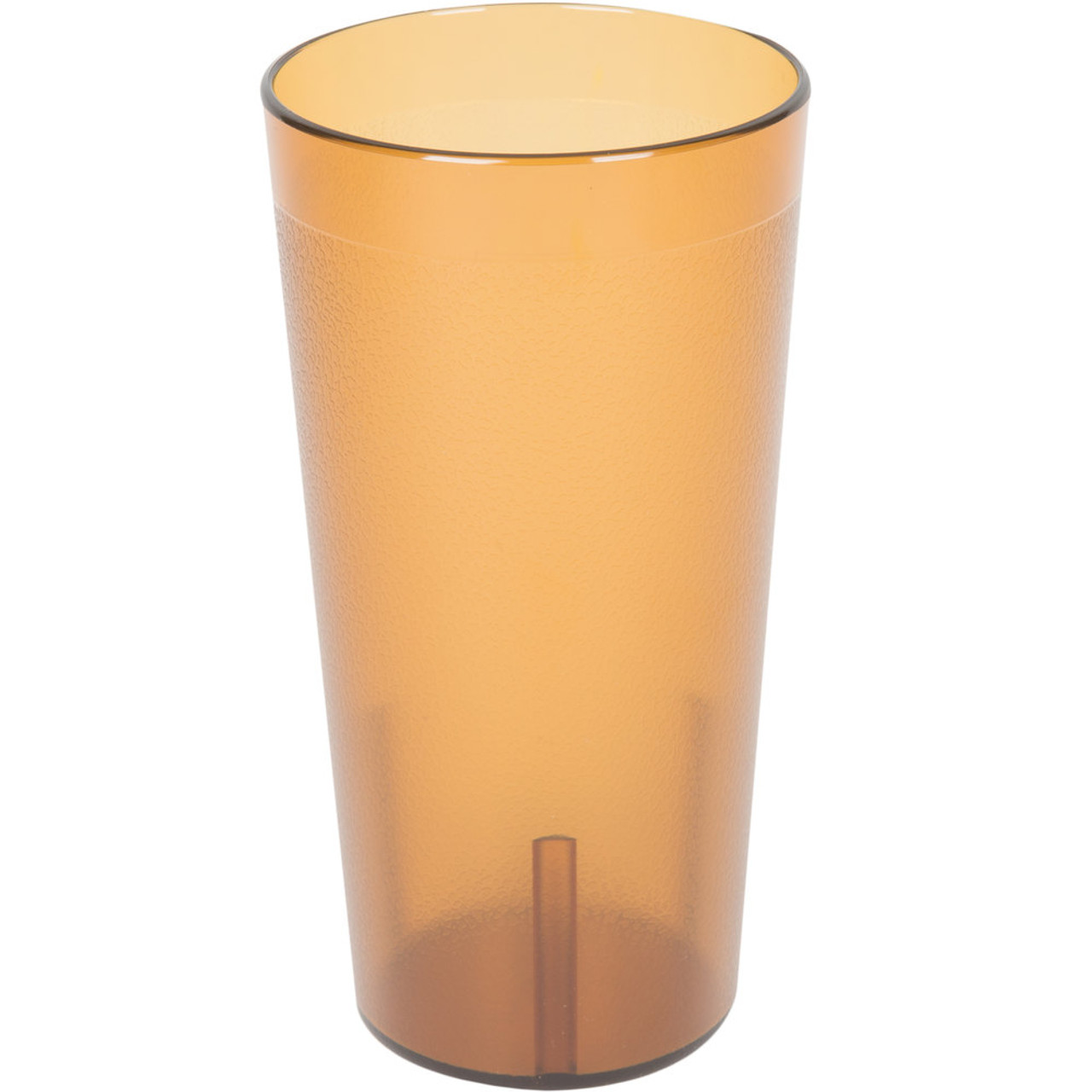 Pebbled Plastic Tumbler - 12/Pack-20 oz. Amber 