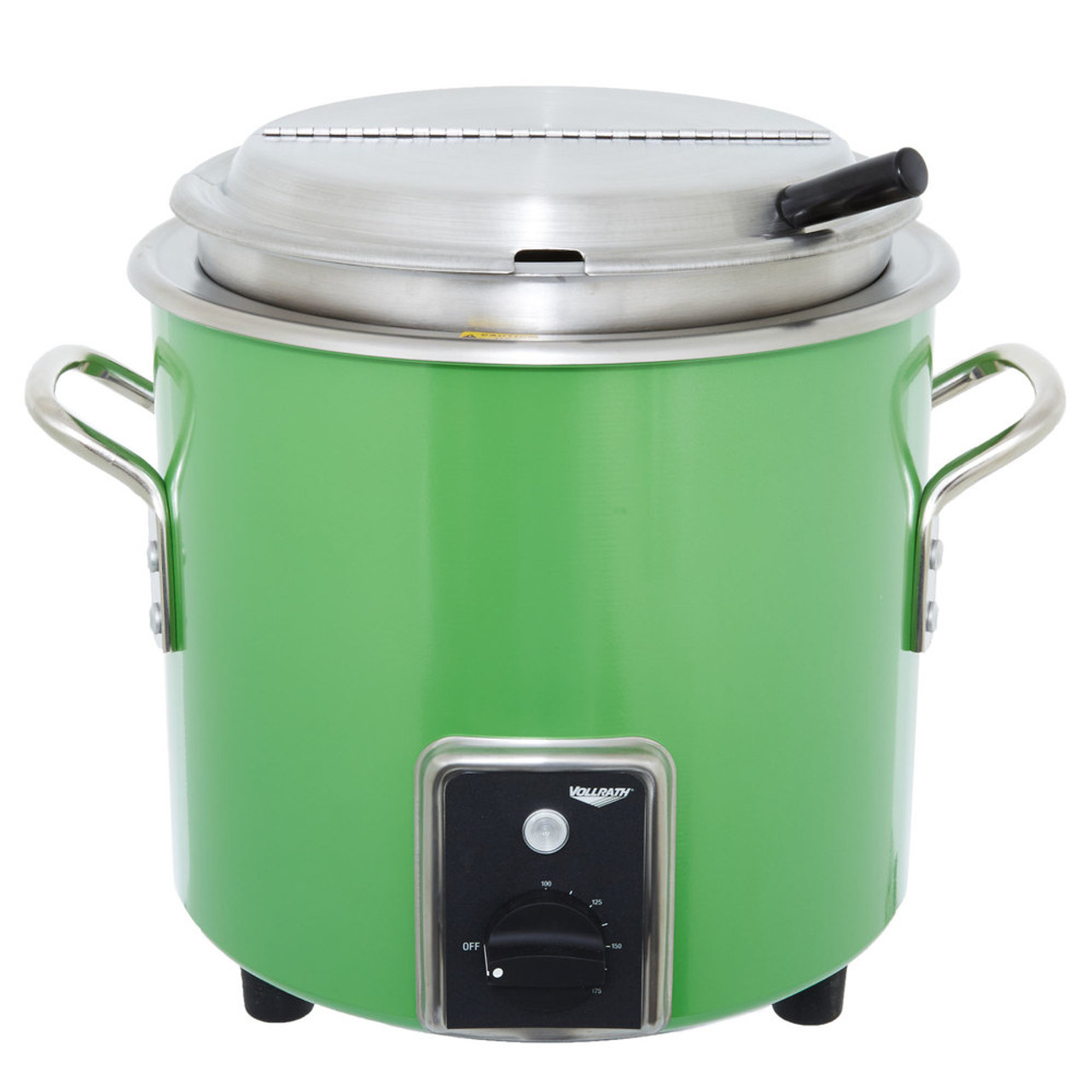 Green Apple Finish Retro 7 Qt. Stock Pot Kettle Rethermalizer - 120V, 1450W-Vollrath 7217735 