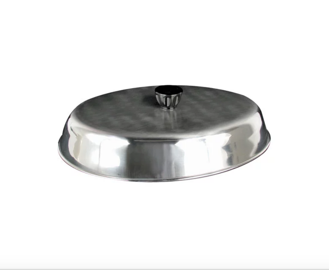 11 7/8" x 8 3/4" Oval Stainless Steel Basting Cover