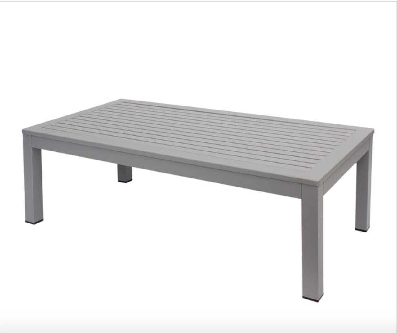 Belmar Soft Gray Aluminum Coffee Table-BFM Seating PH6104SG