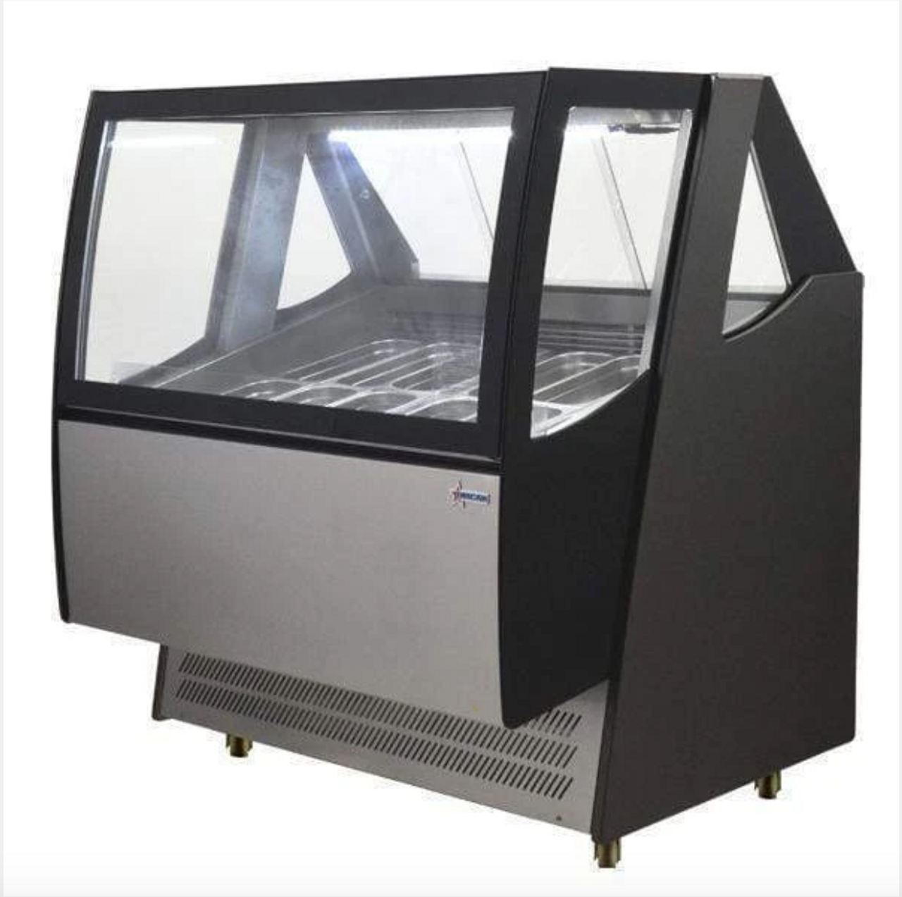 FR-CN-1200-D - 48.8" Gelato Dipping Cabinet - 12 pans