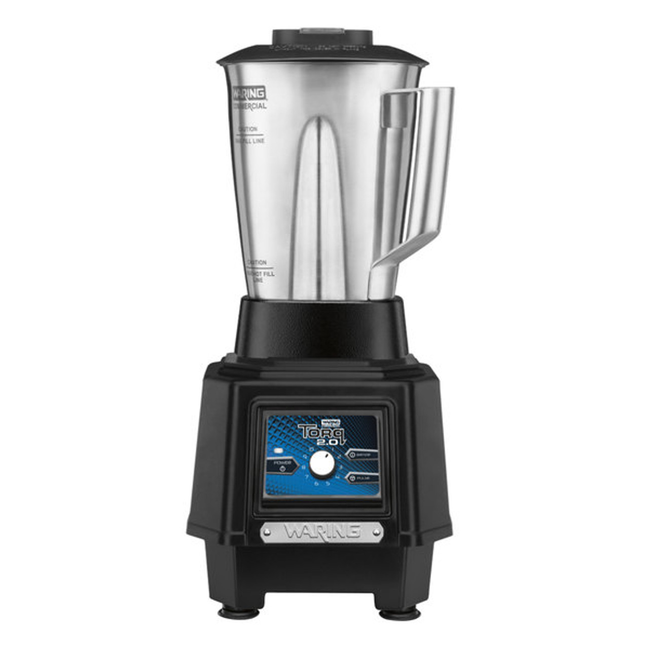 2 hp Torq 2.0 Blender with Electronic Touchpad Controls, Variable Speed Control Dial, and 48 oz. Stainless Steel Container-Waring TBB175S4 