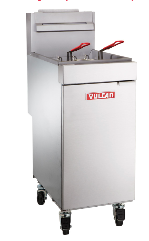 Deliver basket after basket of freshly fried foods to your customers with this Vulcan LG300-1 35-40 lb. natural gas floor fryer! With an oil capacity of 35-40 lb., this unit is packed with great benefits to make your frying experience as easy and efficient as possible.