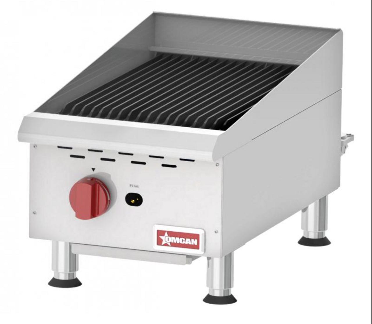 COUNTERTOP RADIANT GAS CHAR-BROILER WITH 1 BURNER