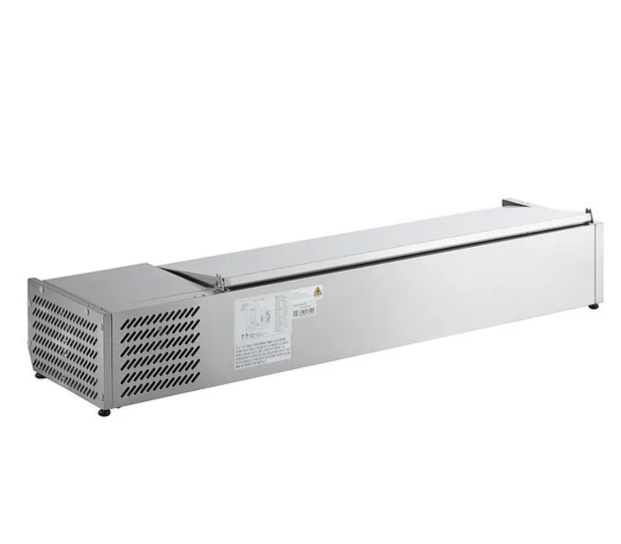 BUY | SHOP | OMCAN REFRIGERATED TOPPING RAILS WITH STAINLESS STEEL COVER. Standard Features: Digital LED temperature display; Stainless steel cover; Suitable for buffet 46657