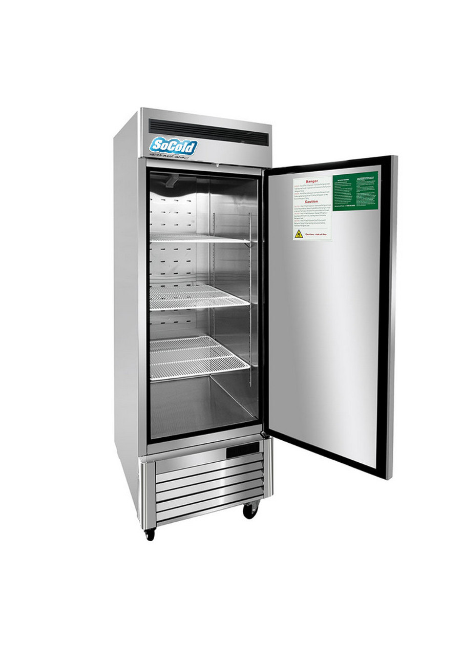 Bottom Mount Solid One Door Reach-In Refrigerator - 19.1 Cu. Ft.