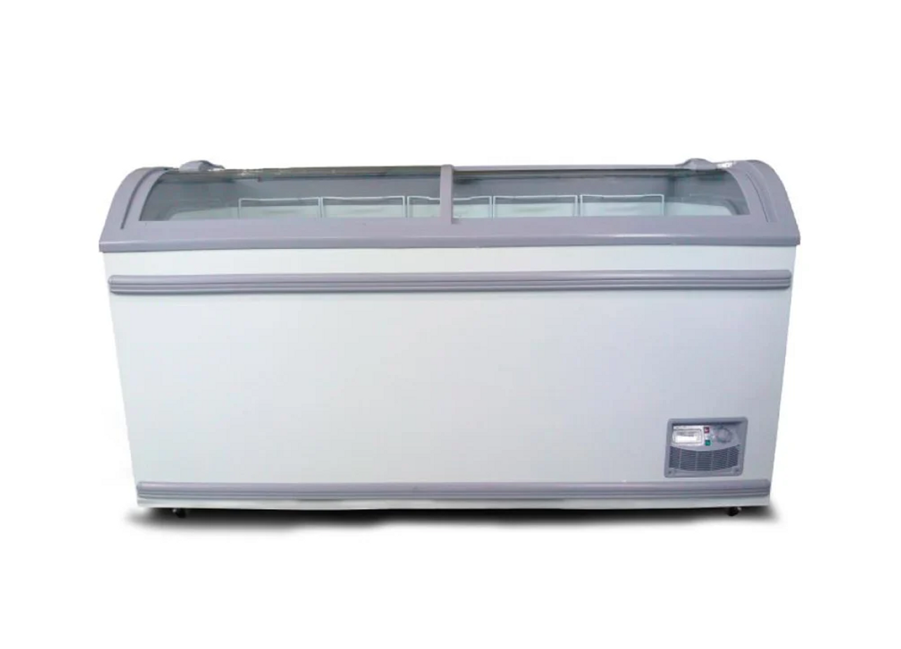 buy | shop | 58", Curve, Glass, Top, Ice, Cream, Display, Chest ,Freezer,Fridge, 18 cu. ft. ,31457