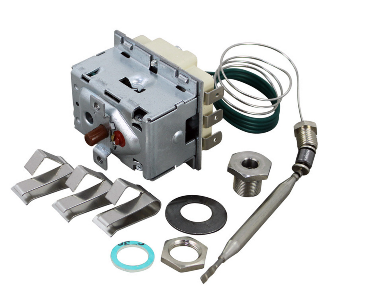 Wells WS-66663 Genuine OEM Replacement Part

A Wells WS-66663 Hi Limit Thermostat helps regulate and protect foodservice equipment by preventing overheating and ensuring safe operation.

    Real OEM thermostats and high limits are engineered to factory specs, ensuring your unit operates within safe temperature ranges and performs at its best.
    Fits Popular Models: WFAE-55FS, WFAE55FC, WFGA-60FS
    Product Type: Hi Limit Thermostat
    Application: Wvpe/Wfae