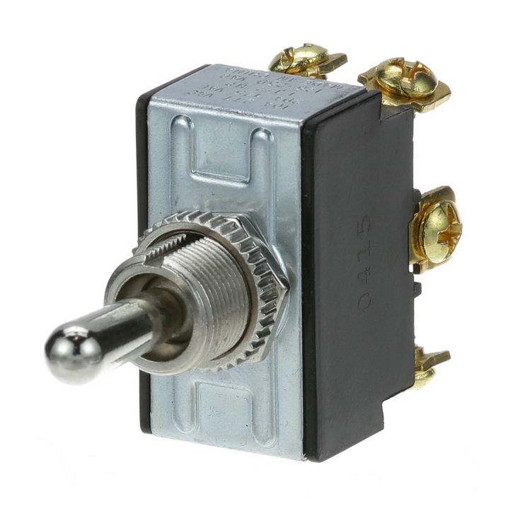 Champion 0501373 Toggle Switch, 3 Position-Replacement
Champion 0501373 Generic Replacement Part

This Toggle Switch provides reliable control for powering and operating various functions on dishwashers, glass washers, and similar equipment.

    Generic switches and buttons are engineered to match your unit's original specs, ensuring seamless operation and upholding manufacturer-approved performance standards.
    Fits Popular Models: 401-LTM2 PLUS, UH-200, DF2-M6
    Product Type: Toggle Switch
    Number of Positions: 3