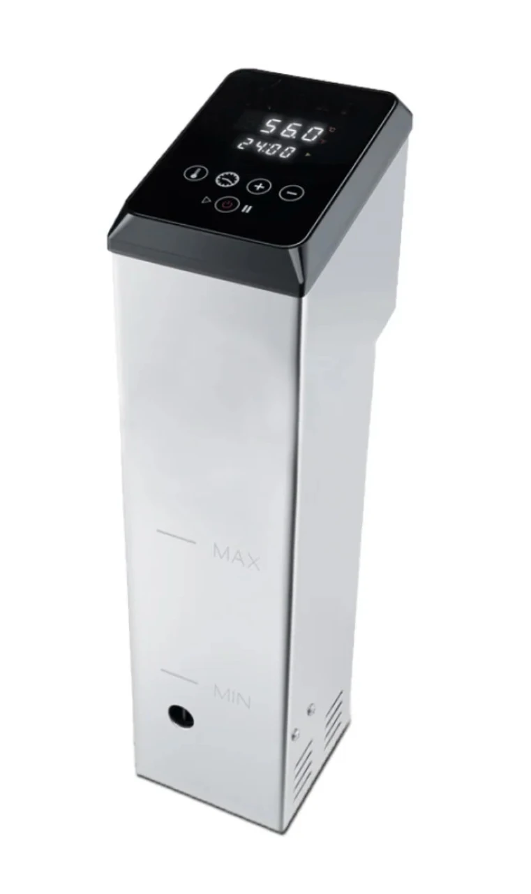 This immersion circulator head is a stellar starting point for those new to sous vide cooking. Not only is it easy to operate, it offers the accuracy and temperature range you need for reliable sous vide results. Recommended for culinary students learning about sous vide cooking, this Creative Series immersion circulator is perfect for educational purposes. Plus, it even includes the Guide to Sous Vide Cooking to help you get started! Whether you're cooking chicken for tomorrow or prepping spiced carrots for the weekend, you are sure to get great use out of this light-duty sous vide immersion circulator head.