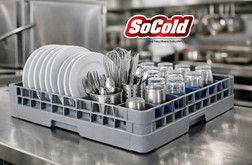 Commercial Dish Rack for Restaurant Kitchen Use