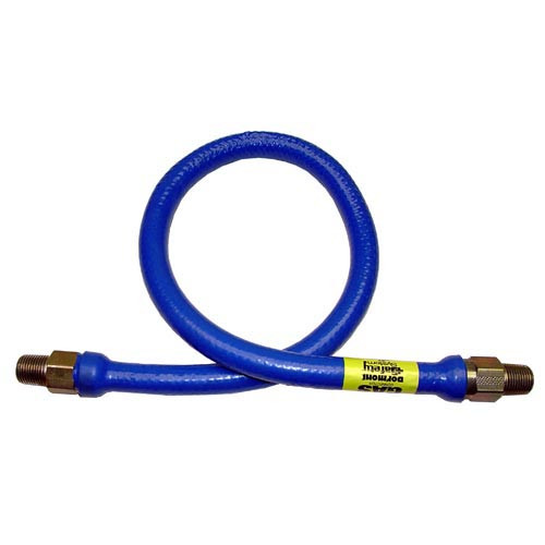 NEICO BLUE PLASTIC COATED GAS HOSE W/MALE SWIVEL ENDS