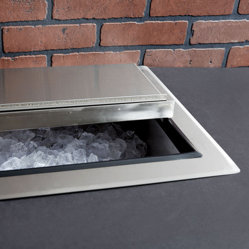 Regency 21 x 18 Stainless Steel Drop-In Hand Sink with Ice Bin