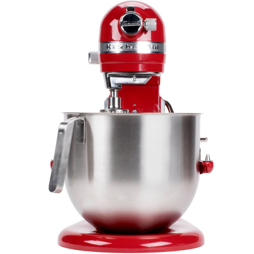 KitchenAid KSM8990ER Empire Red NSF 8 Qt. Bowl Lift Commercial Countertop Mixer - 120V, 1 3/10 hp