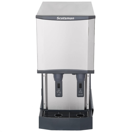 Meridian Countertop Air Cooled Ice Machine and Water Dispenser - 12 lb. Bin Storage-Scotsman HID312A-1A 