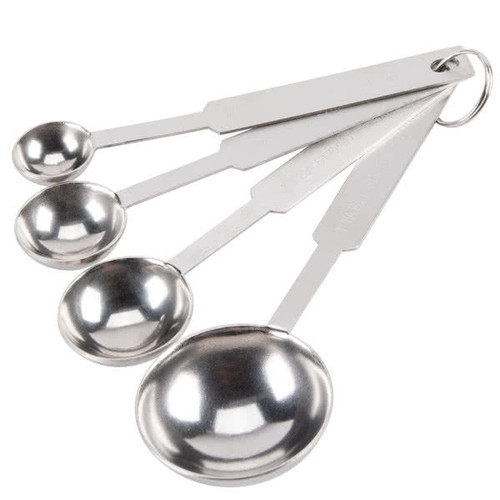 Stainless Steel Heavy Weight Measuring Spoon Set-4-Piece 