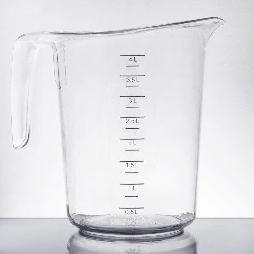 Choice 1 Pint Clear Plastic Measuring Cup