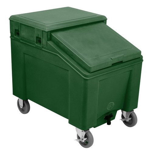 Ice Caddy 100 lb. Mobile Ice Bin-IRP 3110005 Forest Green 