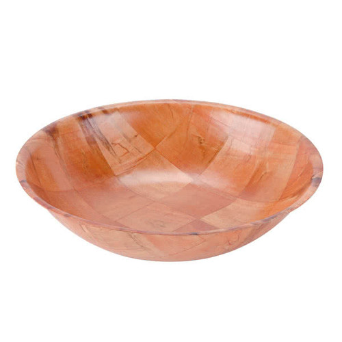 Salad Bowl-12" Woven Wood 