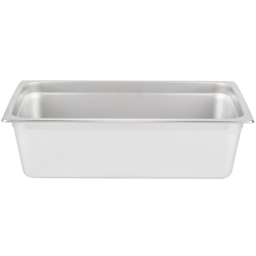 Standard Weight Anti-Jam Stainless Steel Steam Table / Hotel Pan - 6" Deep-Full Size 