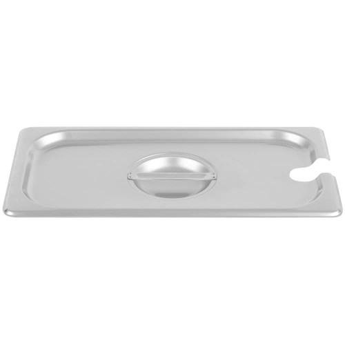 Stainless Steel Slotted Steam Table / Hotel Pan Cover-1/3 Size 