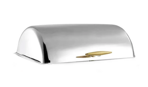 buy | shop | Acopa 8 Qt. Supreme Full Size Roll Top Gold Trim Chafer Cover