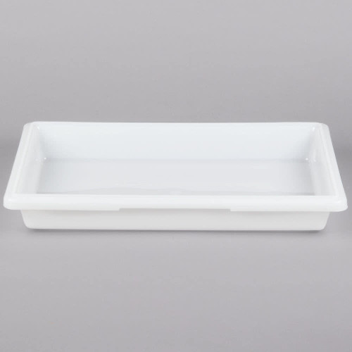 White Poly Food Storage Box-Cambro 18263P148 18" x 26" x 3 1/2" 