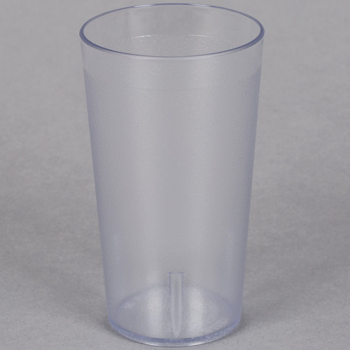 Pebbled Plastic Tumbler - 12/Pack-12 oz. Clear 