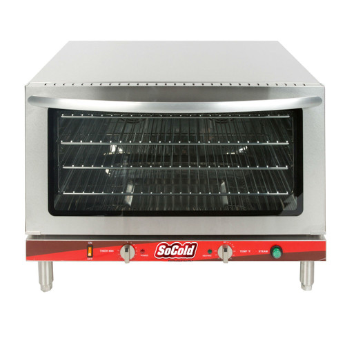 Avantco CO-16 Half Size Countertop Convection Oven, 1.5 Cu. Ft. - 120V,  1600W