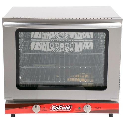 Avantco CO-14 Quarter Size Countertop Convection Oven, 0.8 Cu. Ft. - 120V,  1440W