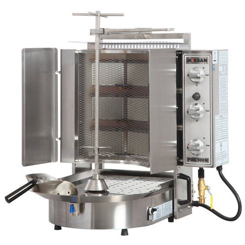 Doner Kebab Machine / Vertical Broiler with Mesh Shield - 20-100 lb. Capacity-Inoksan PDG 300NM  