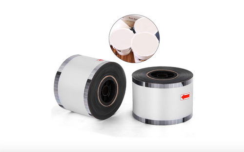 2 Rolls Cup Sealer Film PET/CPP Material Milk Tea Sealing Film 4000 pcs/roll Bubble Tea Sealing Film for Diameter 95-105mm Cup