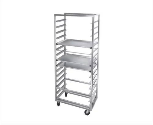 Side Load Aluminum Bun Pan Oven Rack - 12 Pan