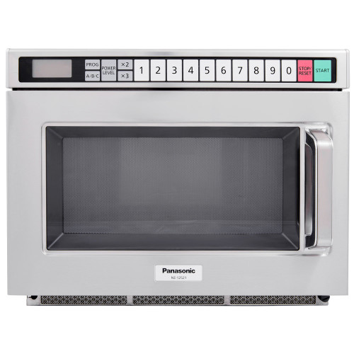 Stainless Steel Medium Duty Commercial Microwave Oven - 120V, 1200W-Panasonic NE-12521 