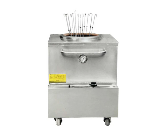 Stainless Steel Tandoor Clay Oven - Natural Gas -  32” x 32”