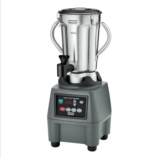 Waring CB15TSF 1 Gallon Stainless Steel Food Blender with Timer and Spigot