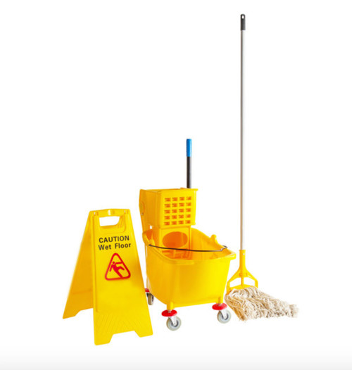 Lavex 44 Qt. No-Touch Microfiber Mop Bucket