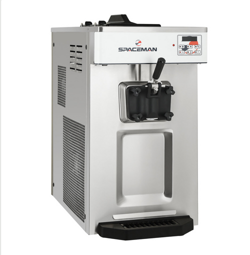 6236-C Soft Serve Countertop Ice Cream Machine with 1 Hopper - 208-230V-Spaceman 
