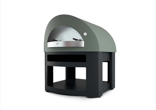 Alfa Opera With Base Olive Grey Colour- Gas/Dual Fuel Only FXOPEU-MVES-T (Oven) & BFOPEU-NER (Base)