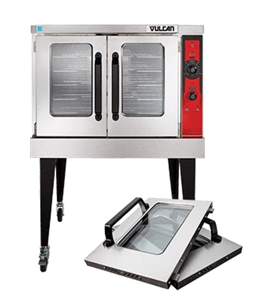 Vulcan VC5GD - Gas Convection Oven with Removable Doors - 50,000 BTU - Energy Star Certified