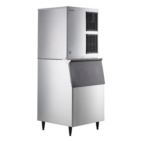 30" Air Cooled Crescent Cube Ice Machine with s/s Ice Storage Bin - 950 lb/day HOSHIZAKI KM-901MAJ