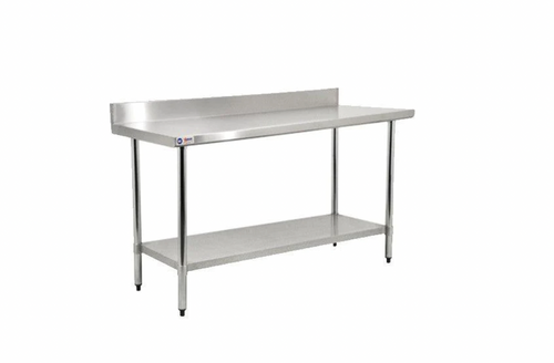 24" x 30" Stainless Steel Table With Backsplash