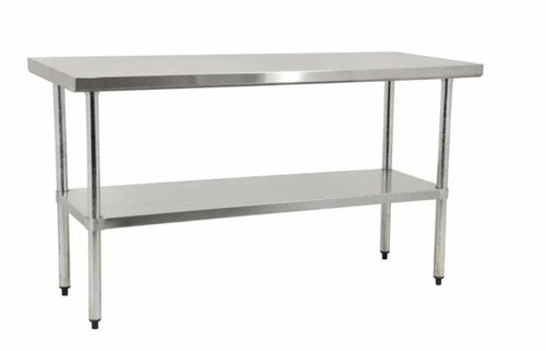 24" x 72" Elite Series Stainless Steel Worktable