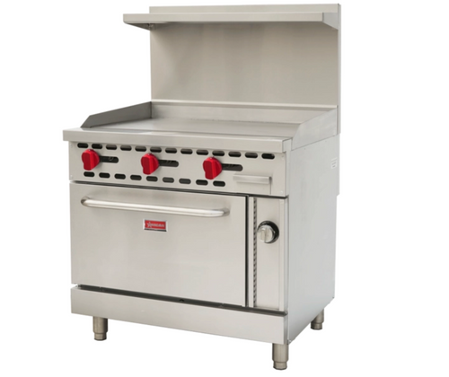 buy | shop | 36" ,Commercial, Natural, Gas, Range, with ,36", Griddle, and ,Standard ,Oven , 93,000 BTU ,48189