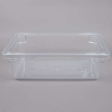 Cambro 12186CW135 Camwear Clear 12 x 18 x 6 Food Storage Box