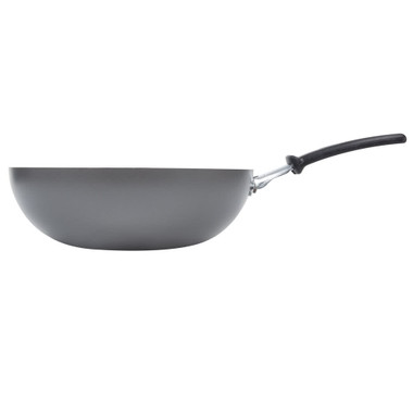 Vollrath 59949 11 Carbon Steel Stir Fry Pan with TriVent Silicone Handle