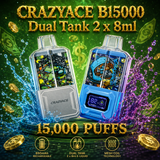CRAZYACE B15000 Dual Tank 2 x 8ml