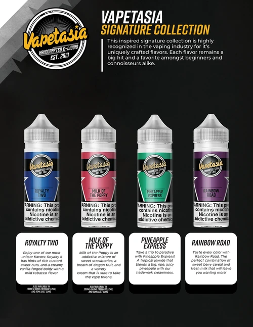 Vapetasia E-Liquid 100ml