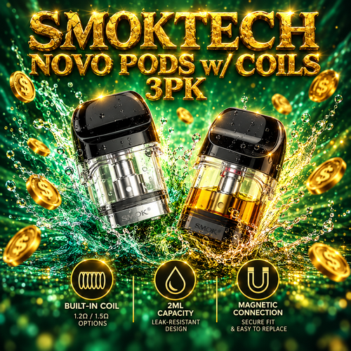 Smoktech Novo Pods w/ Coils 3pk