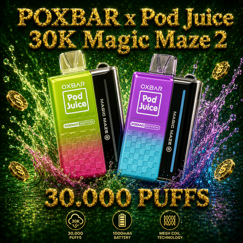 OXBAR x Pod Juice 30K Magic Maze 2